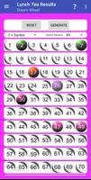 Lunch and Tea Lotto Results. screenshot 1