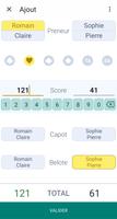 Belote Score স্ক্রিনশট 1