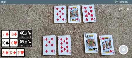 Poker Odds Camera Poster