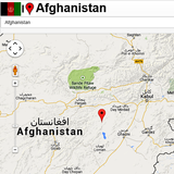 Afghanistan map icône