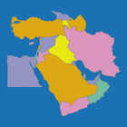 Middle East Map Puzzle icône