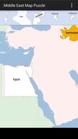 Middle East Map Puzzle capture d'écran 1