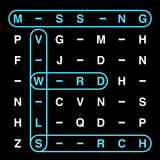 Missing Vowels Word Search icône