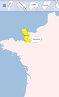 France Departments Map Puzzle скриншот 1