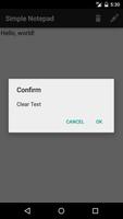 Simple Notepad capture d'écran 1