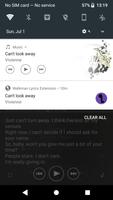 Walkman Lyrics Extension تصوير الشاشة 1