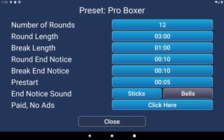 Boxing iTimer screenshot 3