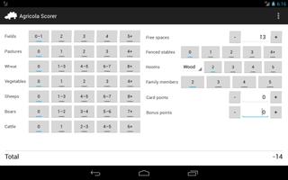 Lightweight Score Calculator for Agricola تصوير الشاشة 3