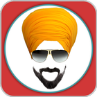 Punjabi Turban Beard Editor أيقونة