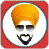 Punjabi Turban Beard Editor أيقونة