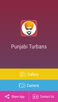 Punjabi Turban Beard Editor Affiche