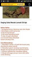 Koleksi Resepi Masakan Melayu capture d'écran 2