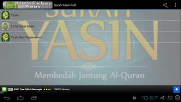Surah Yassin & Terjemahan Leng poster