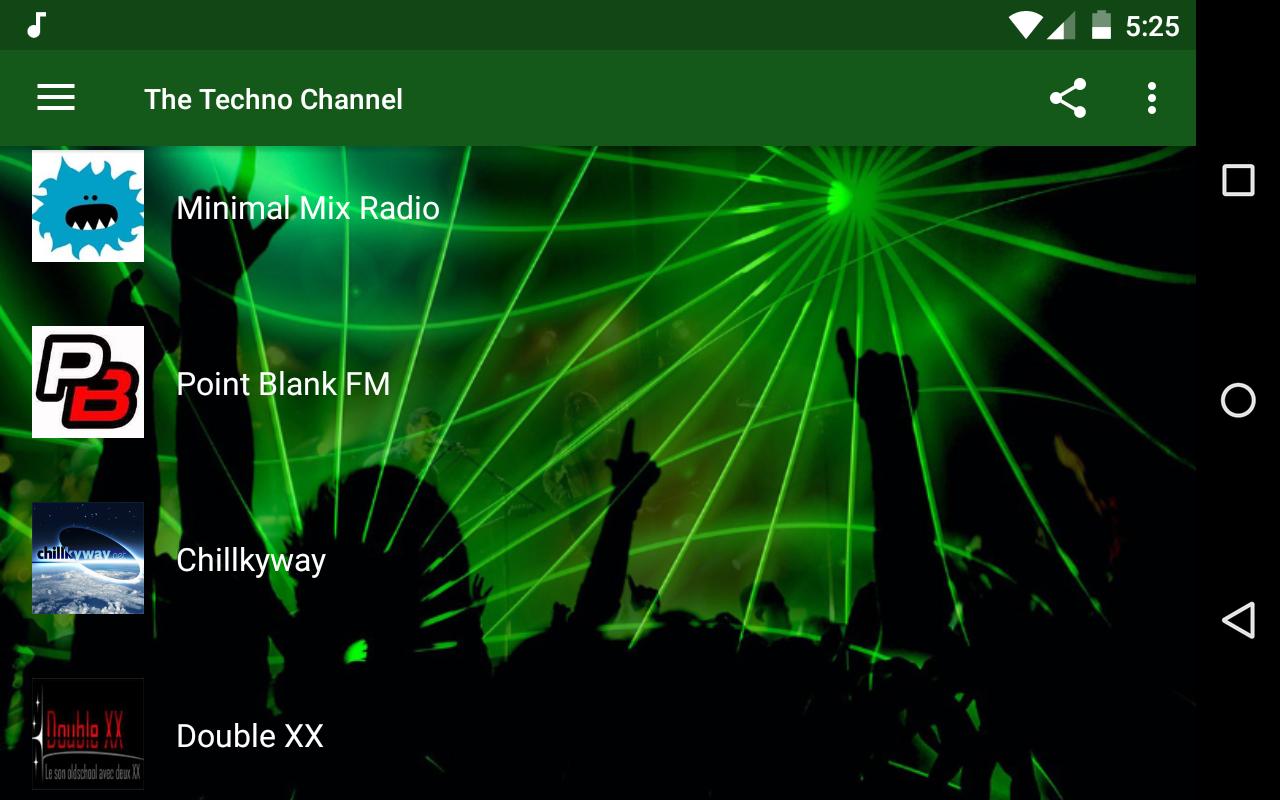 Radio channel display.