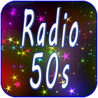 50s Musik-Radios Zeichen