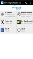DJI Drone Flight Checklist Plakat