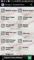 Chicago C. Baseball News poster
