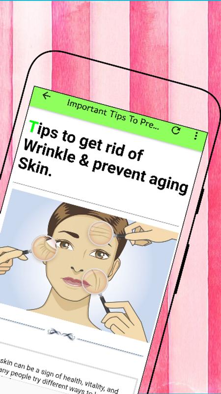 Get Rid Of Wrinkles Naturally - Skin and Face Care screenshot 3
