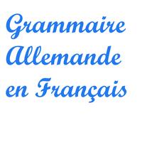 Poster La Grammaire Allemande en Français