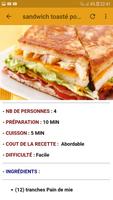 Recettes De Sandwichs (offline) スクリーンショット 2
