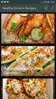Easy & Quick Healthy Dinners Recipes Offline পোস্টার