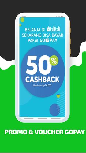 Voucher Gopay Gofood Goride Amp Cara Order For Android Apk