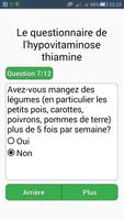 Absence de test de vitamines B capture d'écran 2