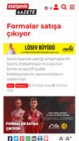 Eskişehir Gazete स्क्रीनशॉट 1