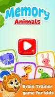 Animals Memory Game постер