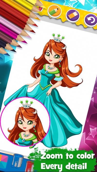 Download Princess Coloring Book - Learn & Games for Kids for ...