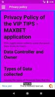 VIP TIPS -MAXBET screenshot 3