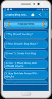 Start Blogging And Earn Money  الملصق