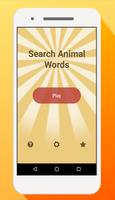 Search Animal Words - English poster