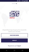 Shop & Ship الملصق