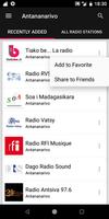 Stations de Radio Tananarive - Madagascar capture d'écran 1