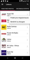 Lithuanian Radio Stations اسکرین شاٹ 1