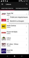 Lithuanian Radio Stations capture d'écran 1