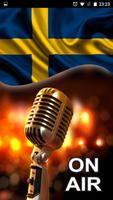 Schwedische Radiosender Plakat
