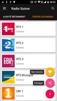 Stations de Radio Suisses capture d'écran 1