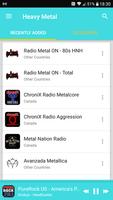 برنامه‌نما Heavy metal radios عکس از صفحه