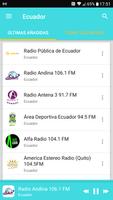 Radio Ecuador Affiche