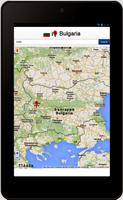 Bulgaria map capture d'écran 1