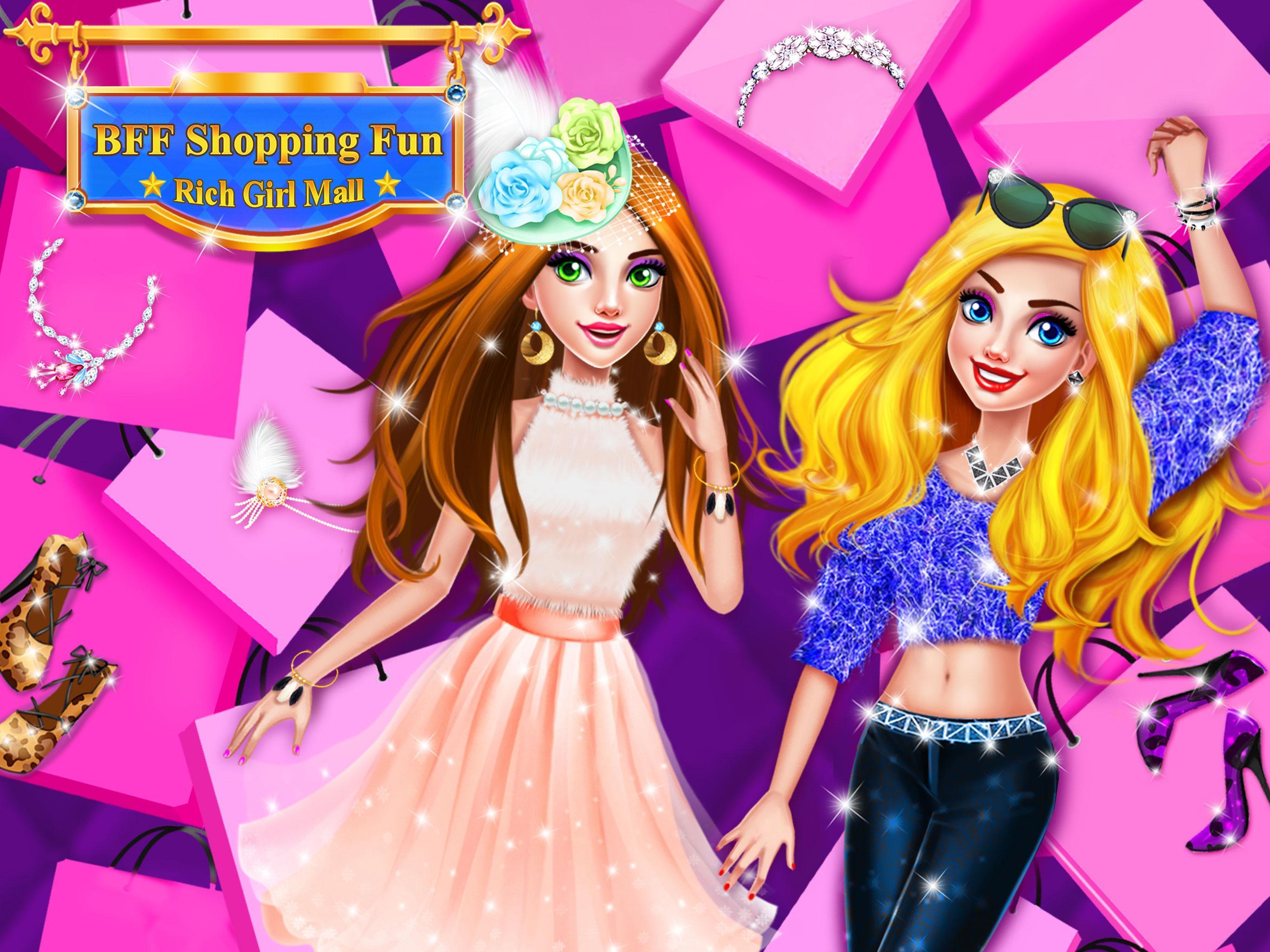 Mall Girl Rich Girls Shopping Dress Up Games For Android Apk Download - rich girl roblox characters