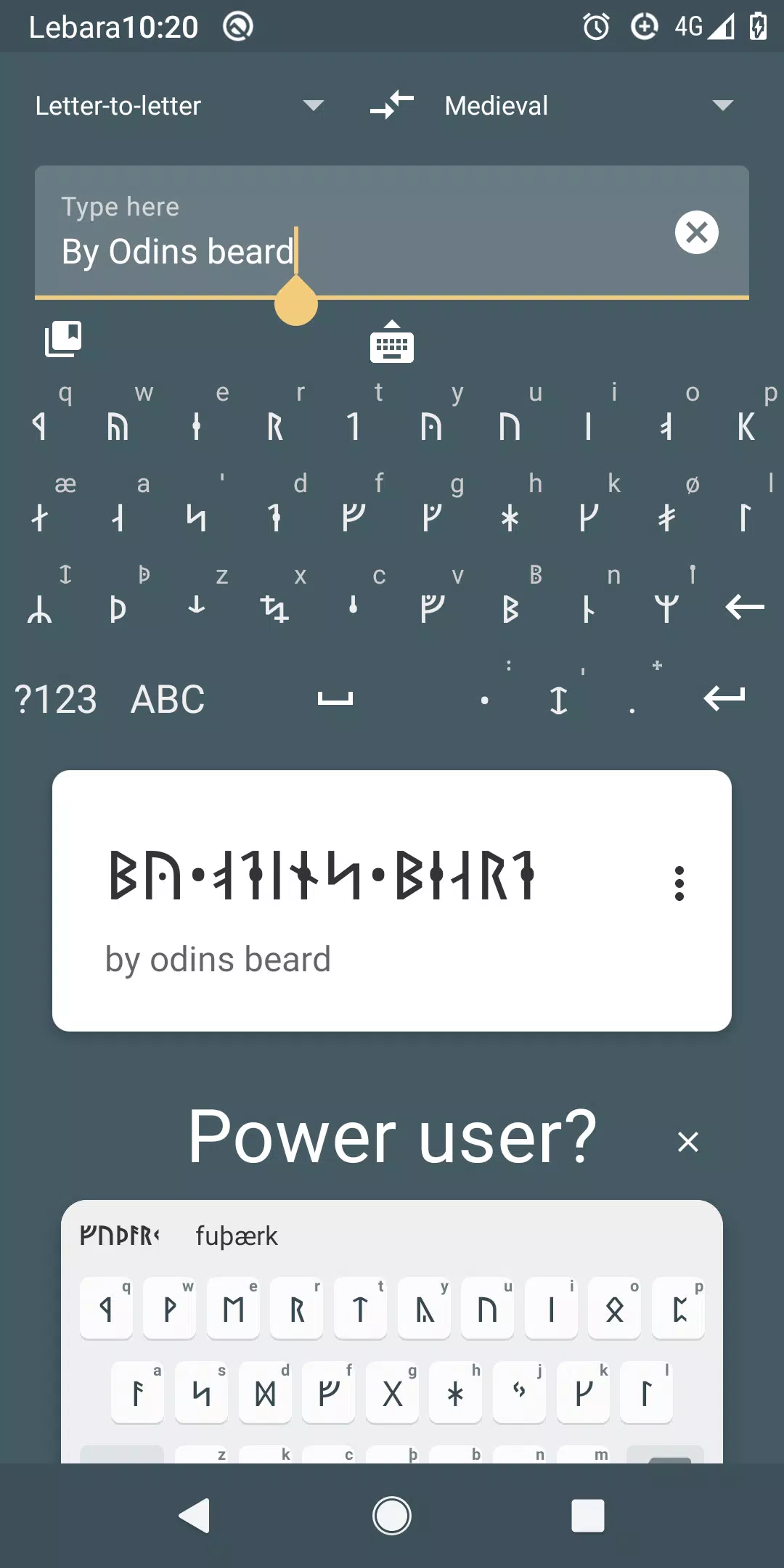 Runen schreiben für Android - APK herunterladen