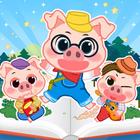 The three little pigs game icon