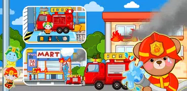 Children's Fire Truck Game - F