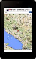Bosnia map capture d'écran 1