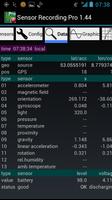 Sensor Recording Pro screenshot 1