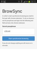 BrowSync Plakat