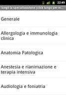 Specializzazione Medicina captura de pantalla 2